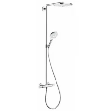 Душевая стойка Hansgrohe Raindance Select 300 2jet Showerpipe белый/хром 27133400