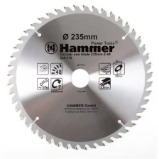 Диск пильный по дереву 235х30/20мм, 48 зубьев Hammer Flex, 205-118, 30668