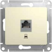 Розетка Schneider Electric SE Glossa RJ45 cat.5E Beige SE GSL000281K