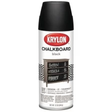 Аэрозольная краска с эффектом школьной доски KRYLON Chalkboard 340 г I00807007 I00807007 Чёрный