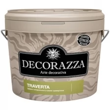 Декоративная штукатурка с эффектом натурального камня травертина Decorazza Traverta (15кг)