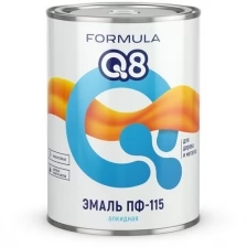 Эмаль ПФ-115 алкидная Formula Q8, глянцевая, 1,9 кг, желтая