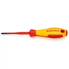 Тонкая отвертка для винтов с шлицем PlusMinus PH KNIPEX KN-982401SLS