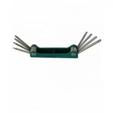 Набор ключей TORX T5H-T10H,T15H,T20H складной c отверстием 8 предметов ROCKFORCE RF-5087TF