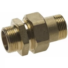 GENERAL FITTINGS 3/4", латунь, соединитель прямой с накидной гайкой 51037-S/S-3/4