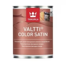 Антисептик для дерева Valtti Color Satin (Валтти Колор Сатин) TIKKURILA 0,9л бесцветный