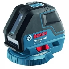 Линейный лазерный нивелир Bosch GLL 3-50 + BM1 + LR2 + L-BOXX