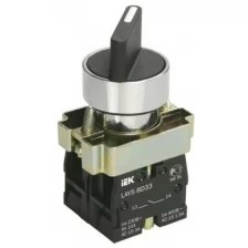 IEK LAY5 Переключатель LAY5-BD33 3 положения I-0-II стандарт ручка BSW60-BD-3-K02