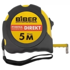 Бибер 40104 Рулетка Direct 5мх25мм / BIBER 40104 Рулетка Direkt 5мх25мм