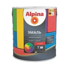 ALPINA Эмаль алкидная универсальная глянцевая, База 3 (0,64л)