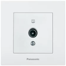 Розетка телев. Panasonic Karre Plus WKTC04512WH-RU концевая скрыт. IP20 белый (упак.:1шт)