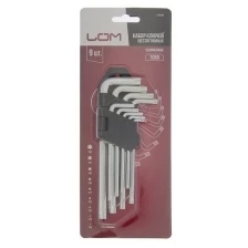 Набор ключей LOM, TORX Tamper, удлиненных, TT10 - TT50, 9 шт.