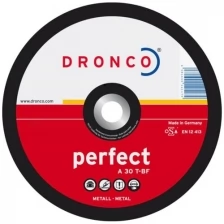 Диск шлифовальный по металлу Perfect A30T (150x6x22.23 мм) DRONCO 3156040100