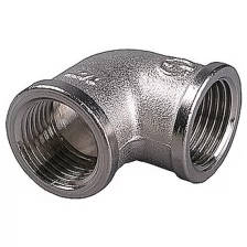 GENERAL FITTINGS 3/4", латунь с никелированным покрытием, "гайка - гайка", уголок 51071-G/G-3/4